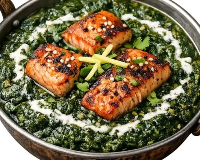 Salmon Saag
