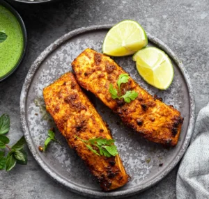 Salmon tika masala