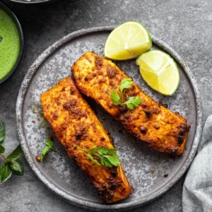 Salmon tika masala