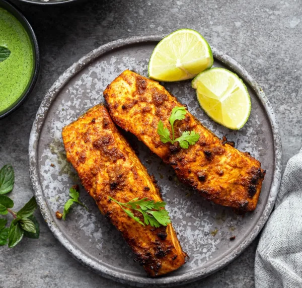 Salmon tika masala