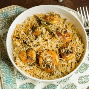 Shrimp Dum biryani