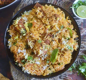 chicken 65 biryani